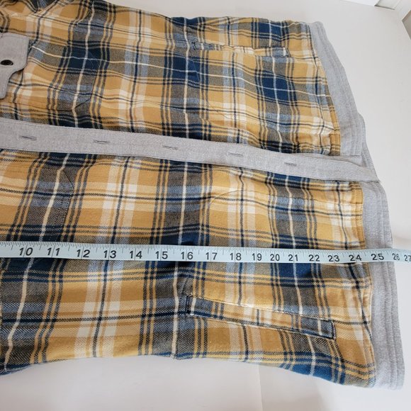 Marmot Women's Reagan Flannel L/S Plaid Hoodie Size M Grey Navy Tan NWT - Picture 4 of 12